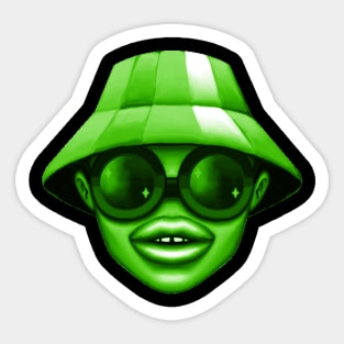 Hidden Alien Sticker